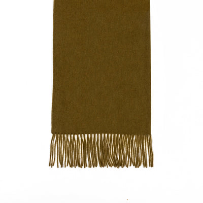 플레인 그린 스카프 100% 퓨어 램스울