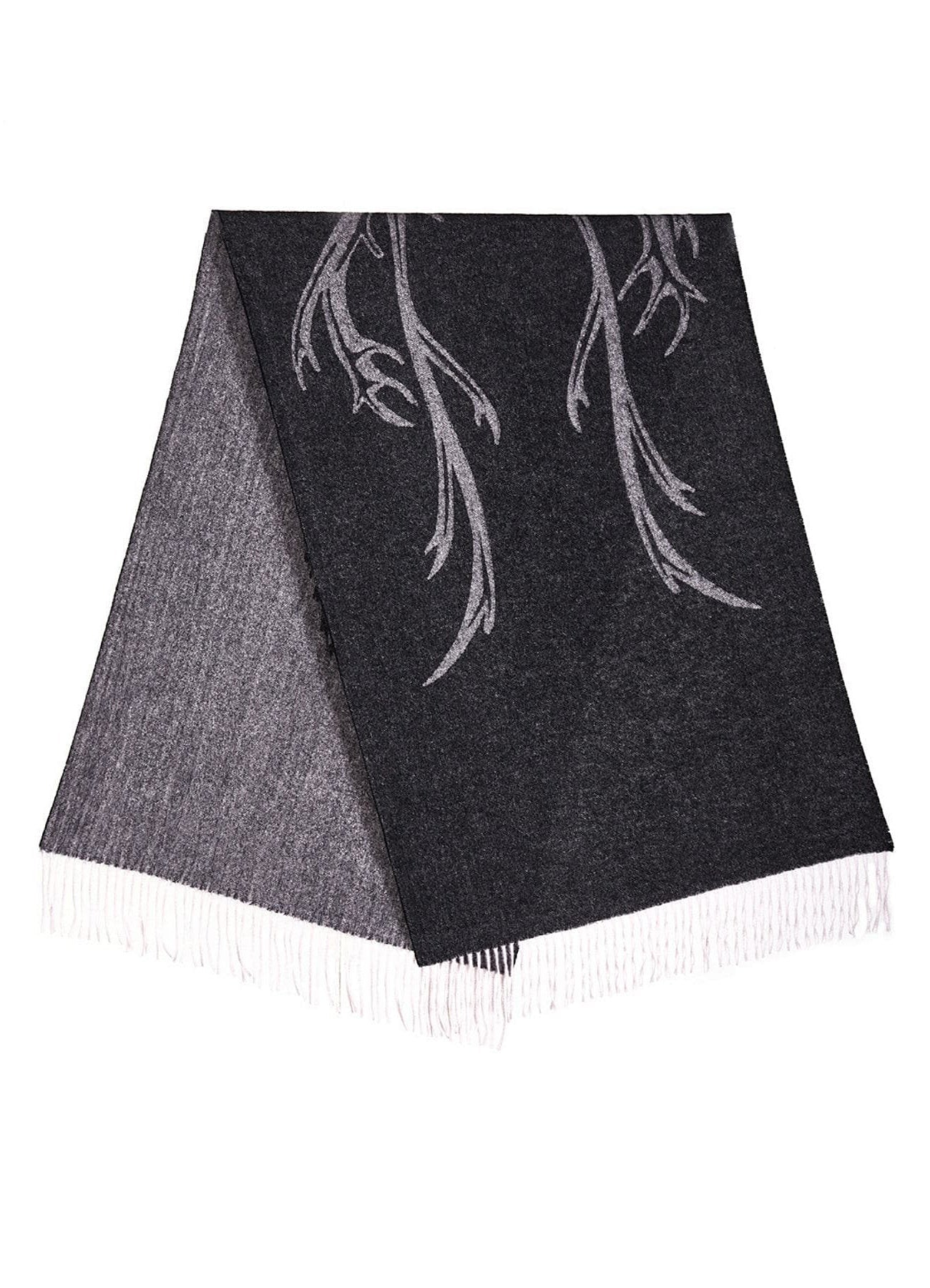 사슴 그레이 스톨 100% 퓨어 램스울