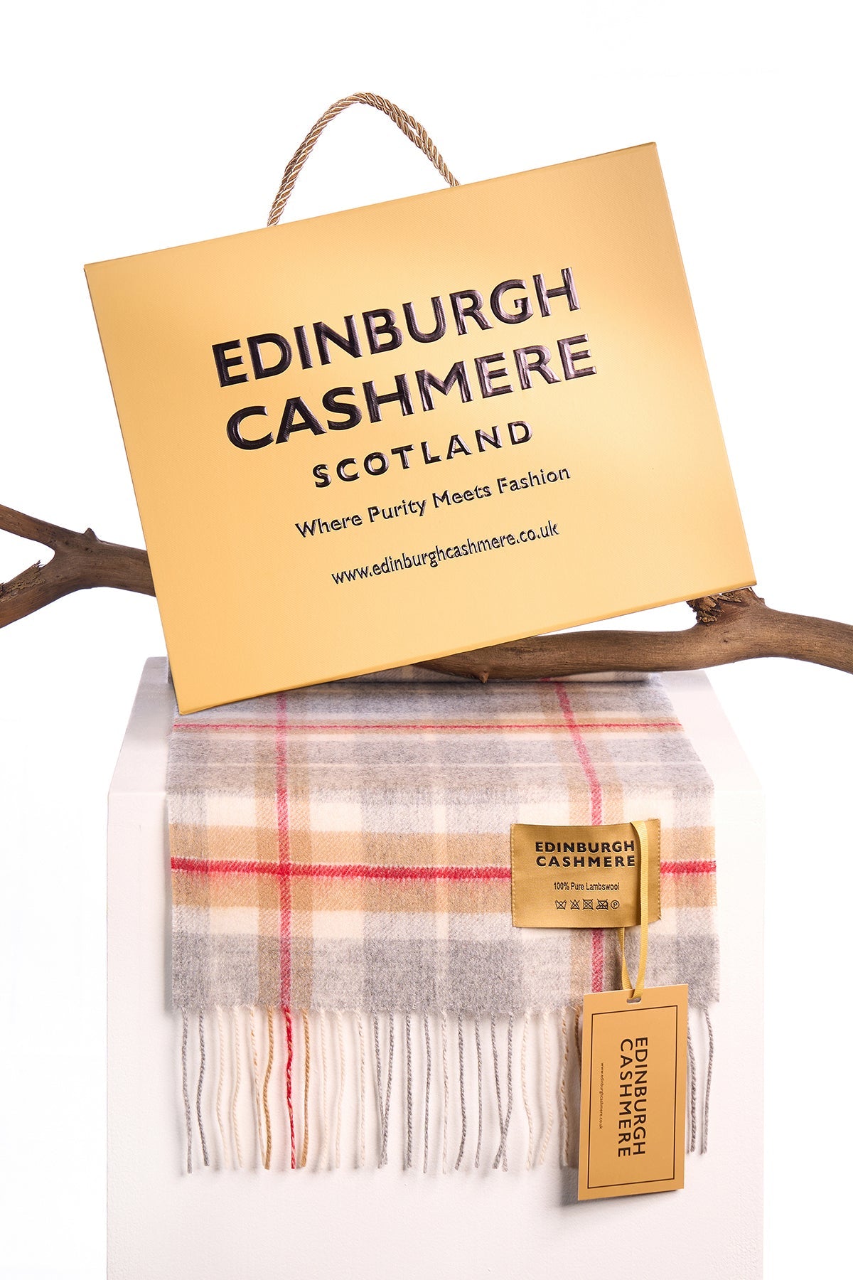 Scott Cashmere Exclusive Iconic Design Tartan Scarf