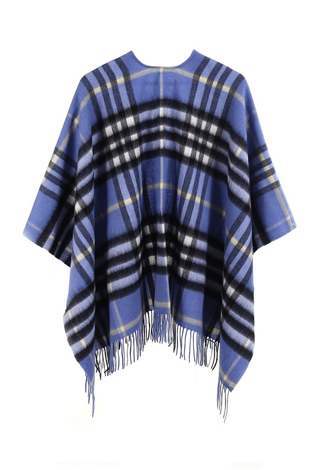 Cashmere Cape DC Classic Blue Poncho