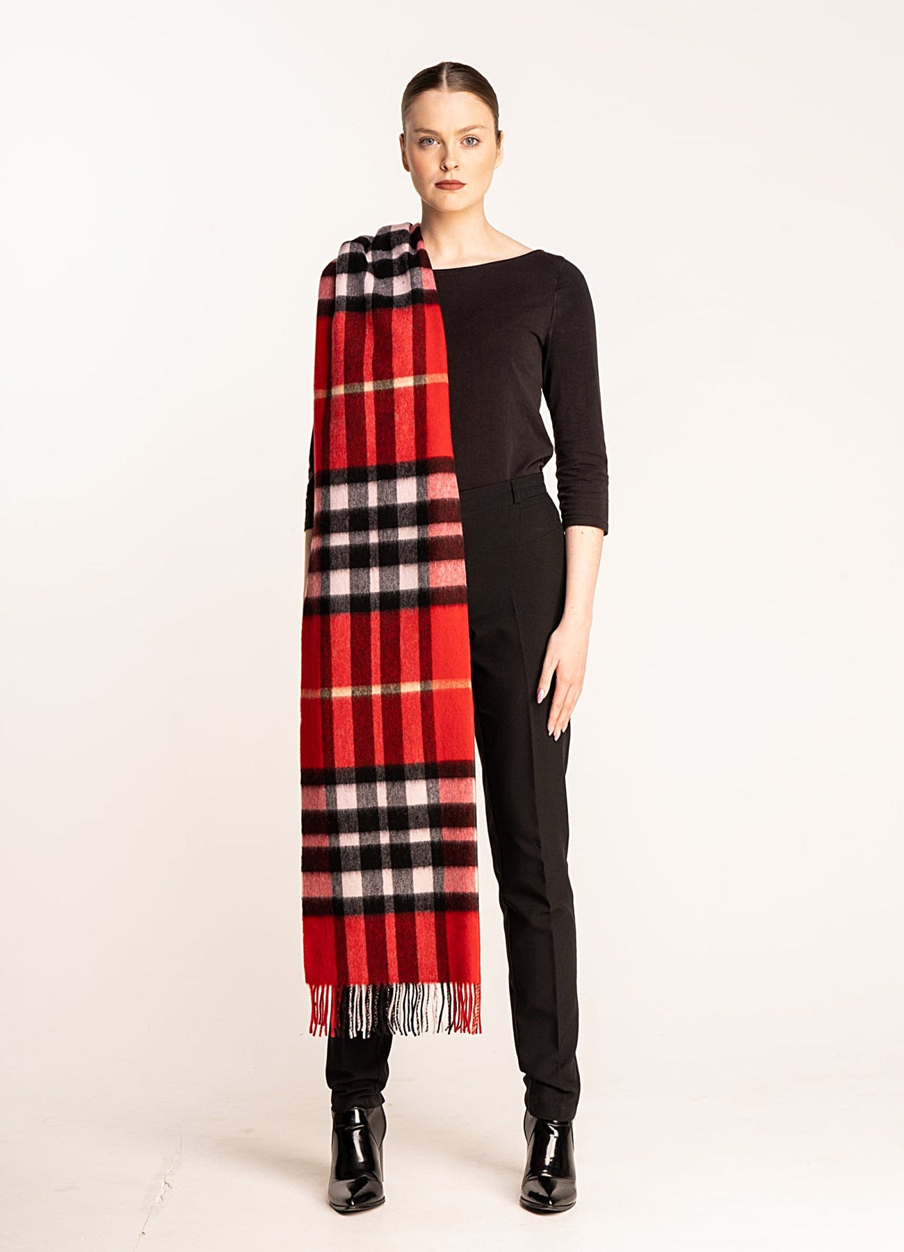 DC 레드 스톨 100% 퓨어 램스울