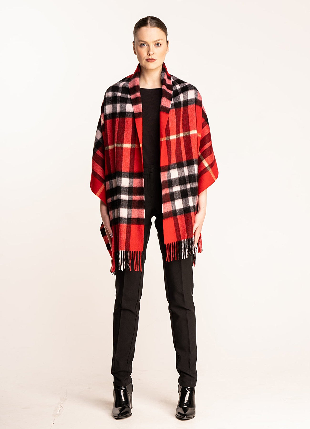 DC 레드 스톨 100% 퓨어 램스울