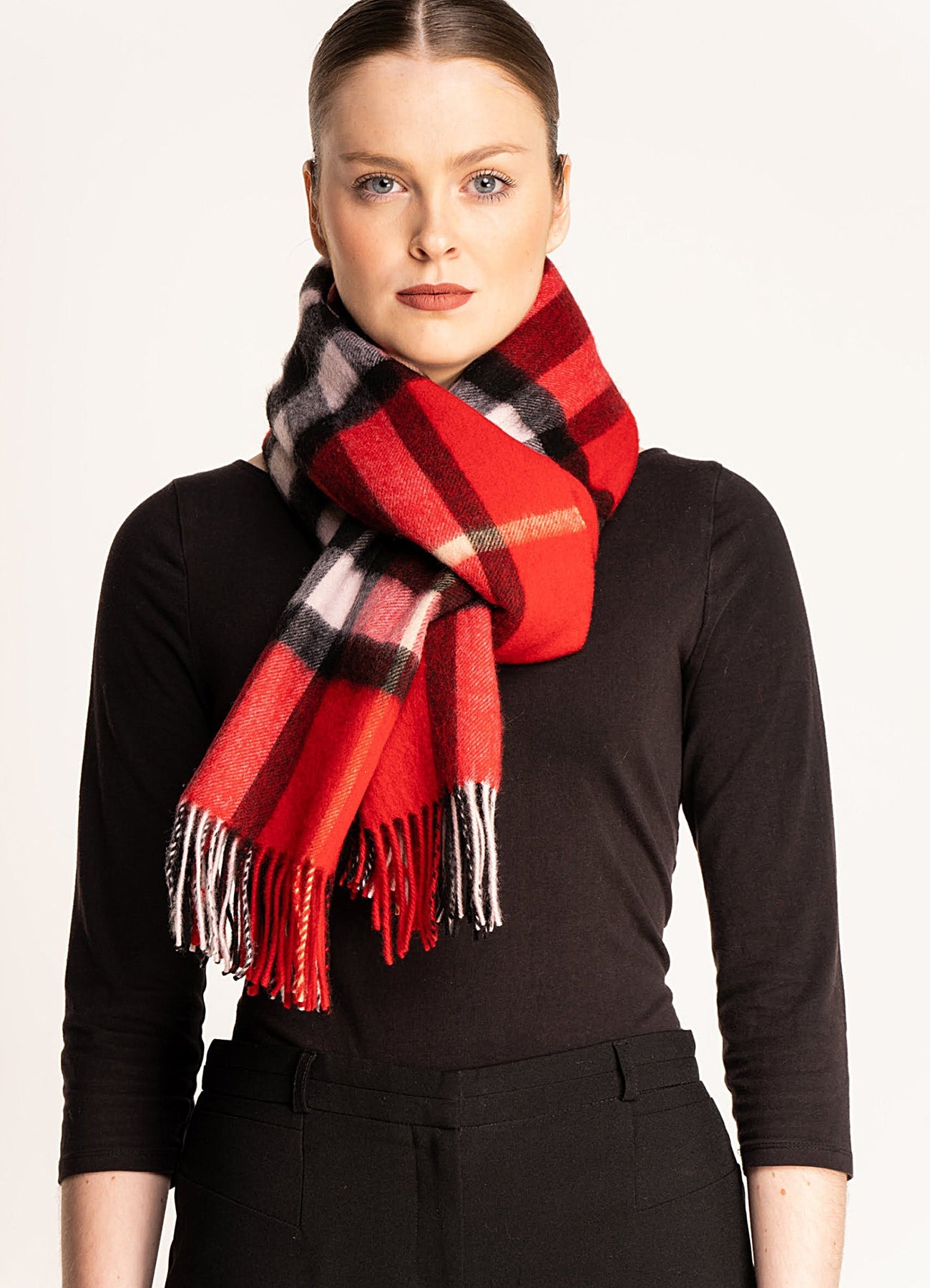 DC 레드 스톨 100% 퓨어 램스울