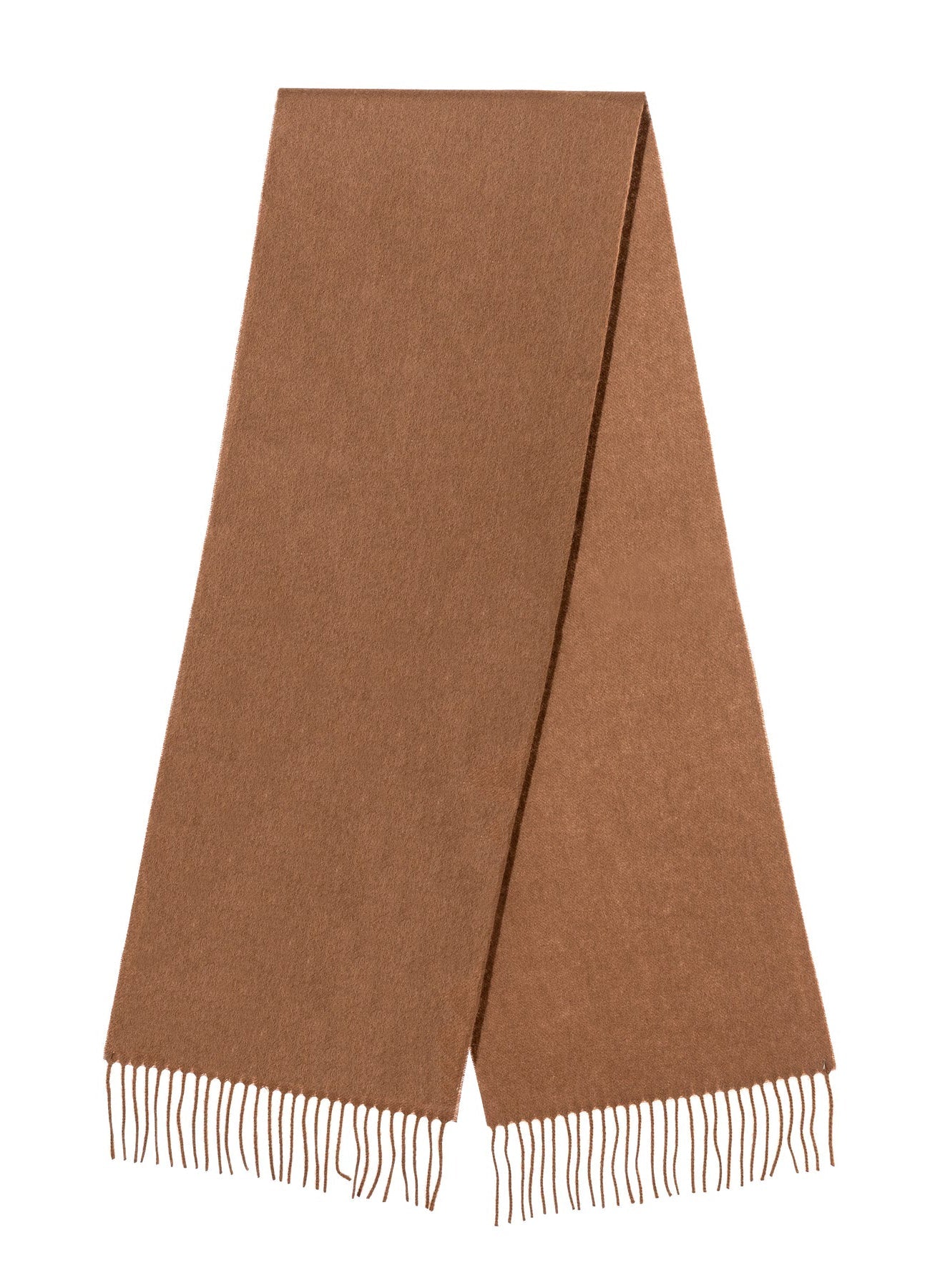 플레인 브라운 스카프 100% Pure Lambswool