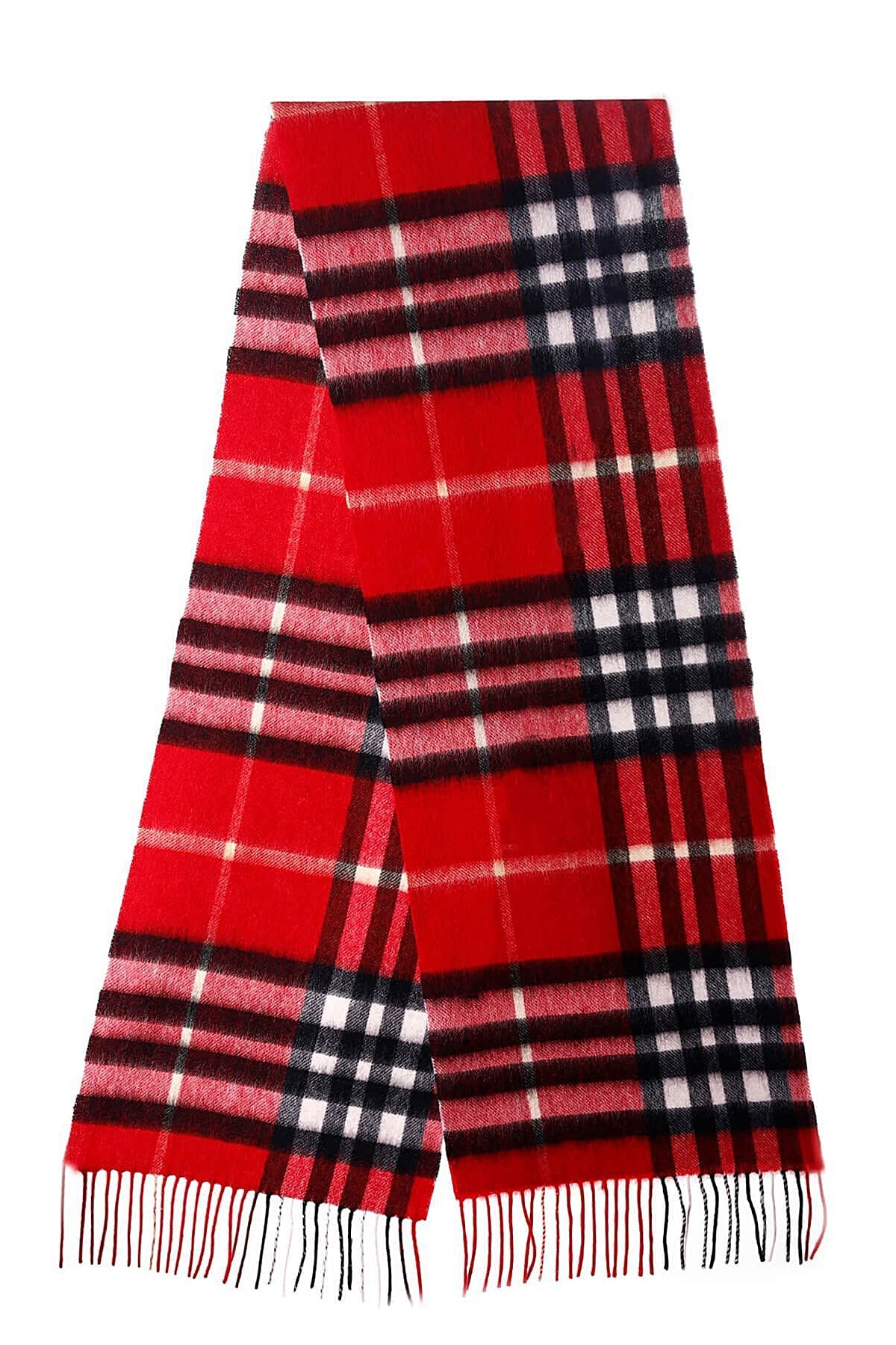 Scarf DC Classic Red Oversized Wrap 100% Pure Lambswool