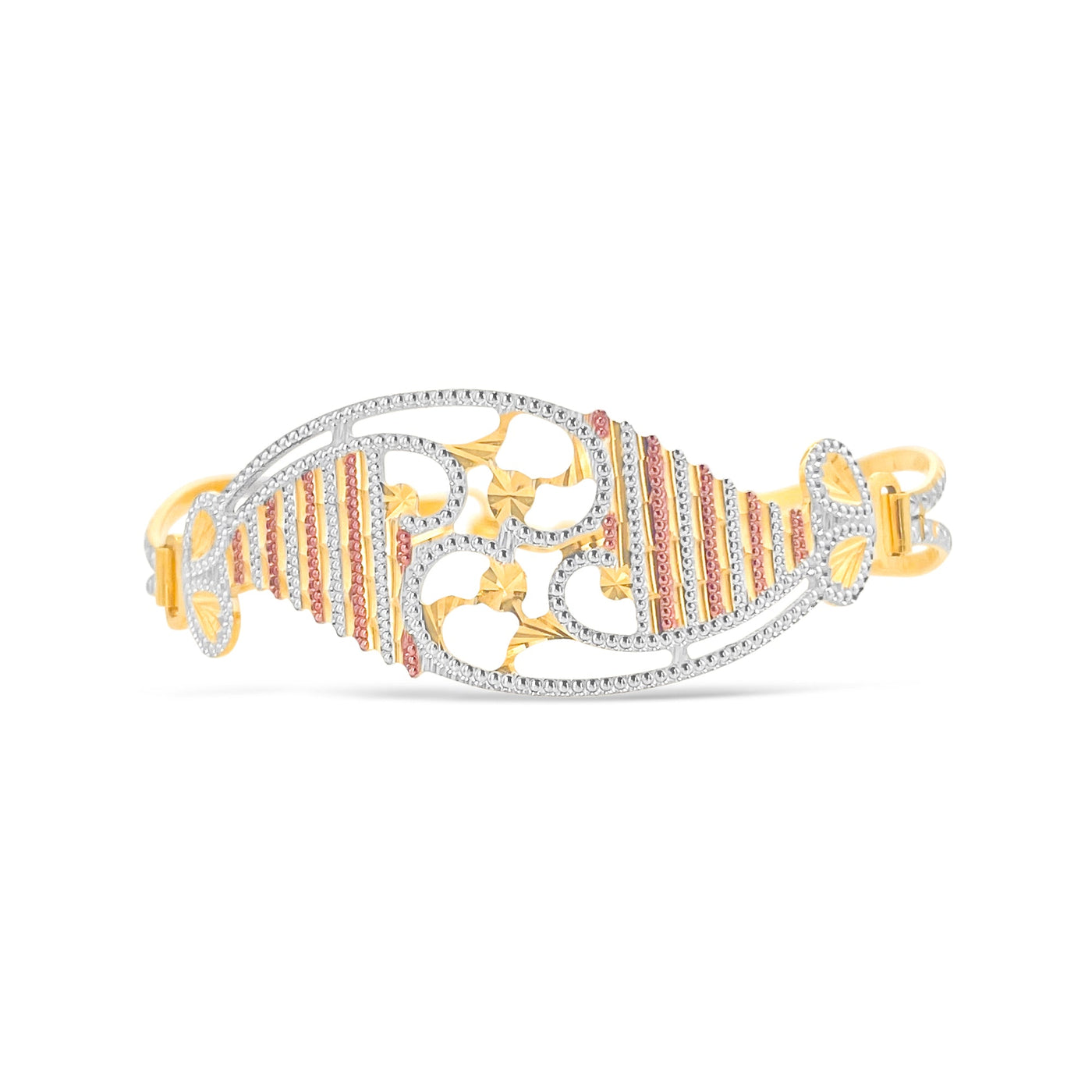 Scott Cashmere 22k Yellow-Gold, Rose-Gold, and White-Gold - Bracelet Style 10