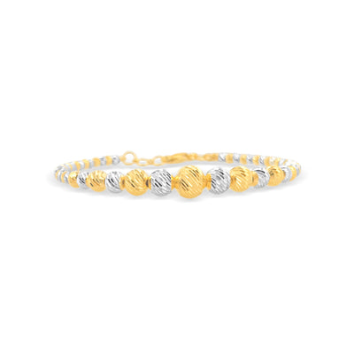 Scott Cashmere 22k Yellow-Gold and White-Gold - Bracelet Style 12
