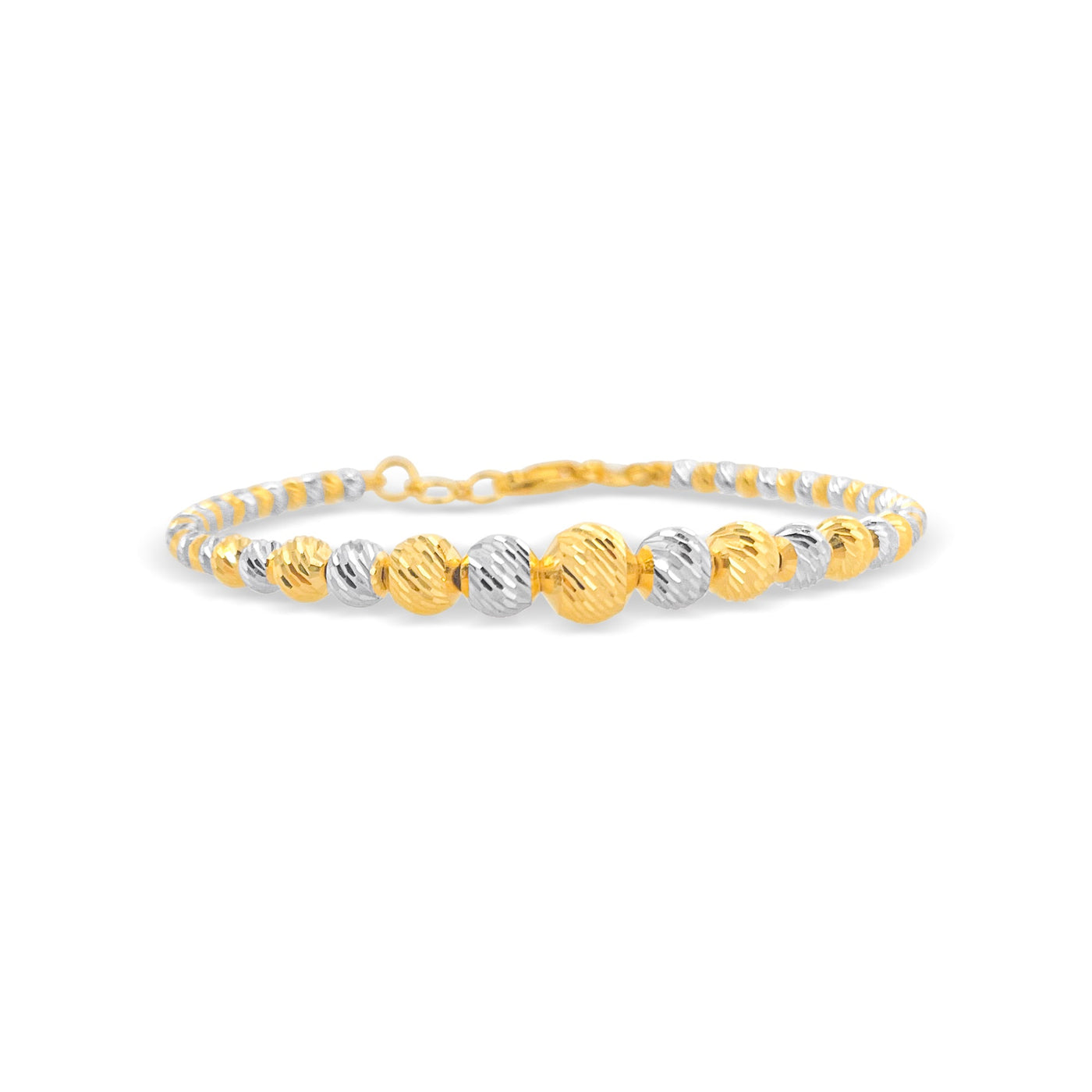 Scott Cashmere 22k Yellow-Gold and White-Gold - Bracelet Style 12