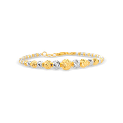 Scott Cashmere 22k Yellow-Gold and White-Gold - Bracelet Style 12