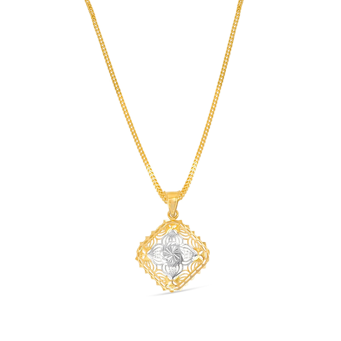 Scott Cashmere 22k Yellow & White Gold - Pendant Style 19