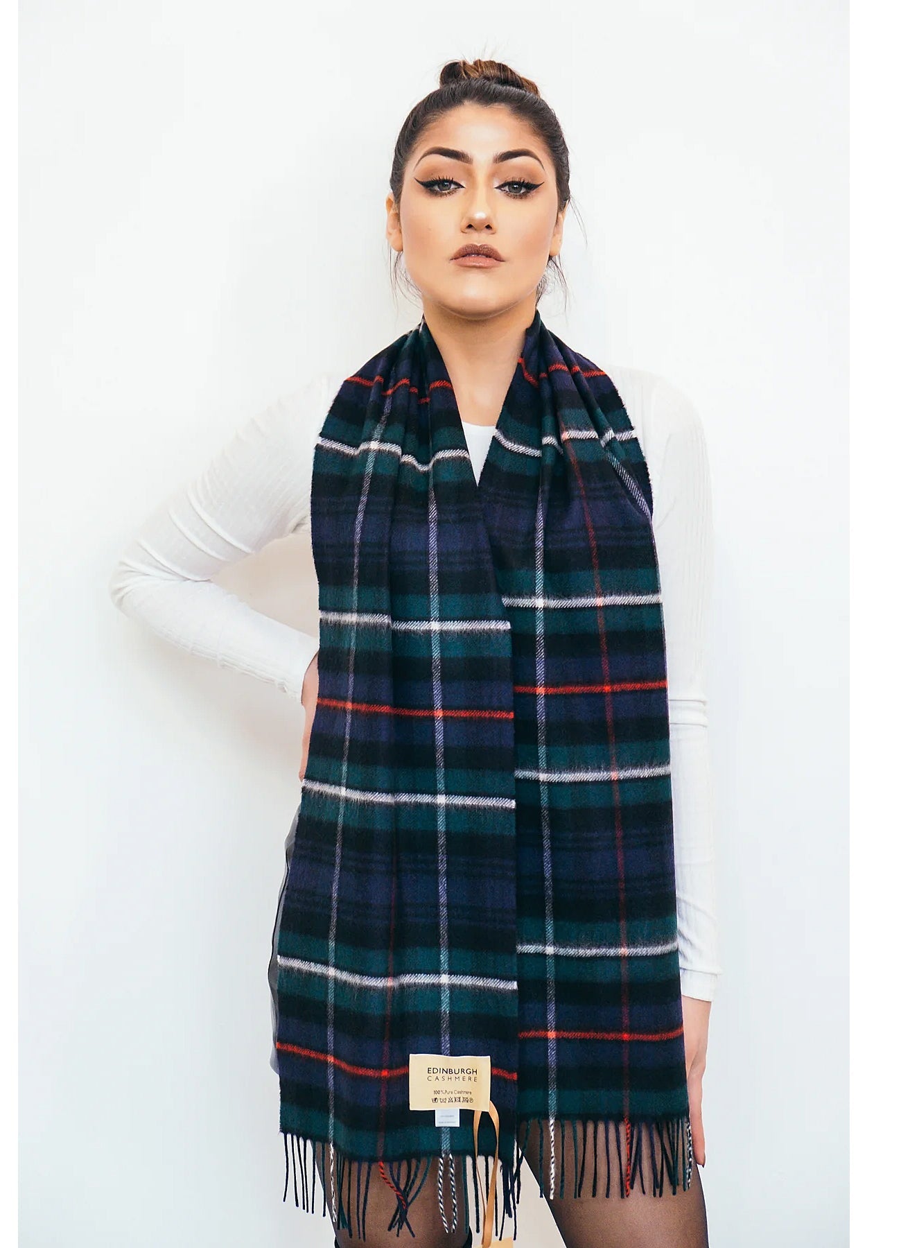 매켄지 스카프 - 스코틀랜드산 100% 순수 램스울