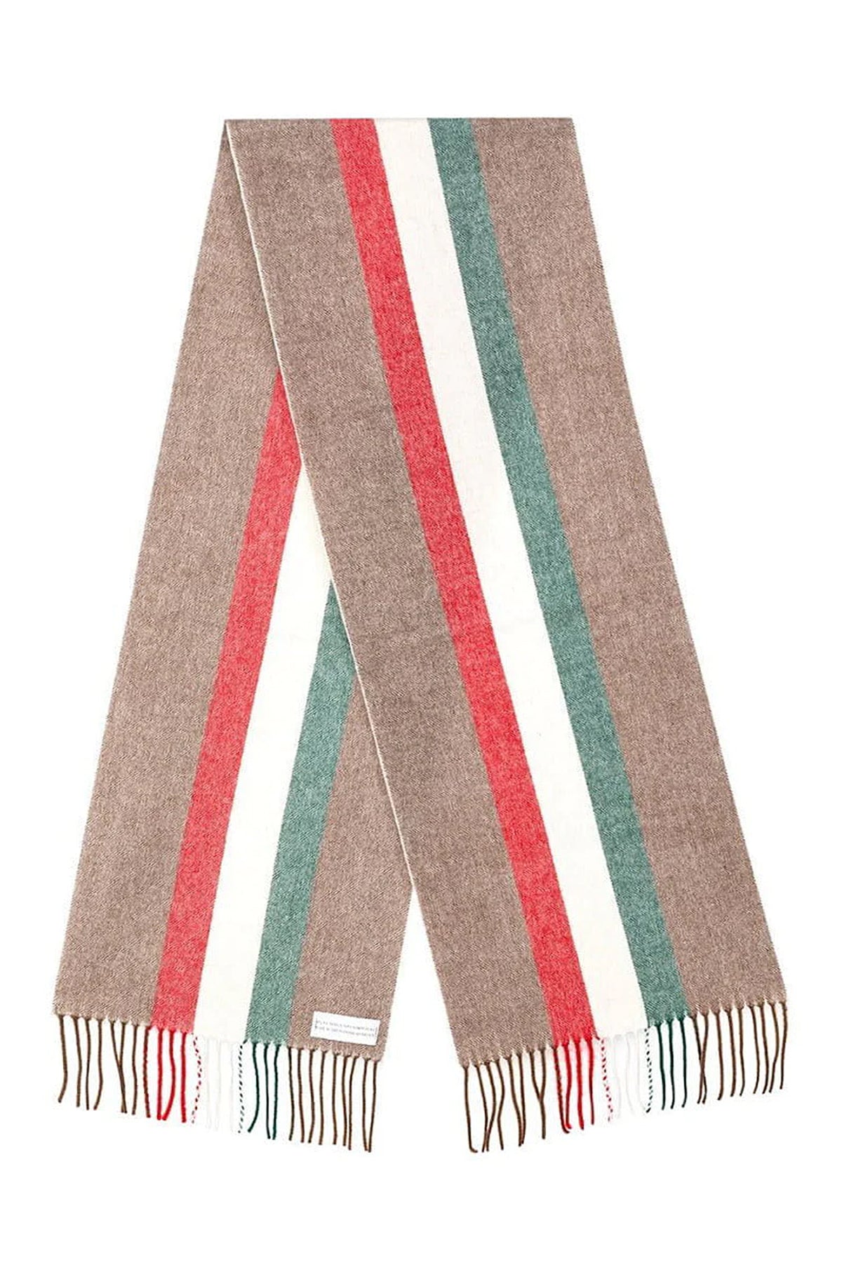 밀라노 베이지 스카프 100% 퓨어 램스울