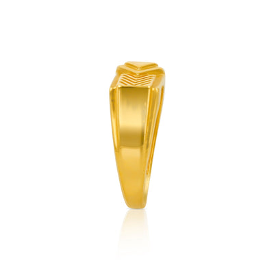 Scott Cashmere 22k Yellow Gold - Ring Style 62 (Men's Ring)