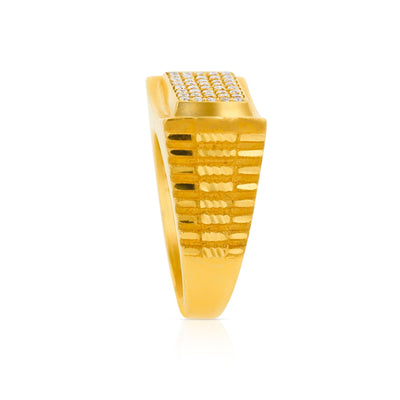 Scott Cashmere 22k Yellow Gold - Ring Style 66 (Men's Ring)