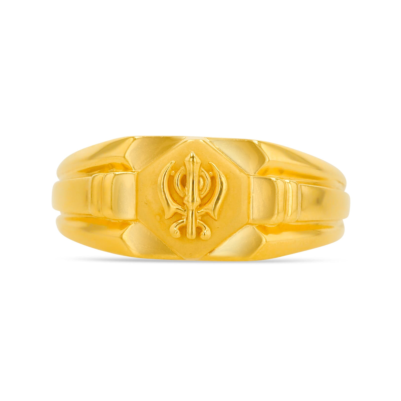 Scott Cashmere 22k Yellow Gold - Ring Style 60 (Men's Ring)
