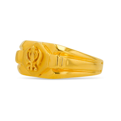 Scott Cashmere 22k Yellow Gold - Ring Style 60 (Men's Ring)