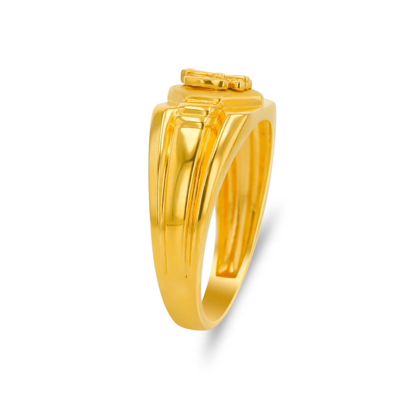Scott Cashmere 22k Yellow Gold - Ring Style 60 (Men's Ring)