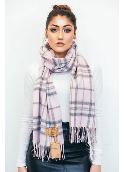 Thomson 핑크 스카프 100% Pure Lambswool